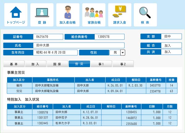 システム画面