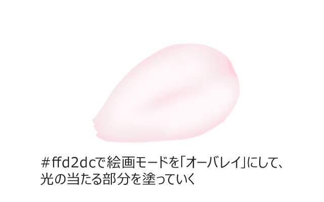おまけ 桜のイラストメイキング4